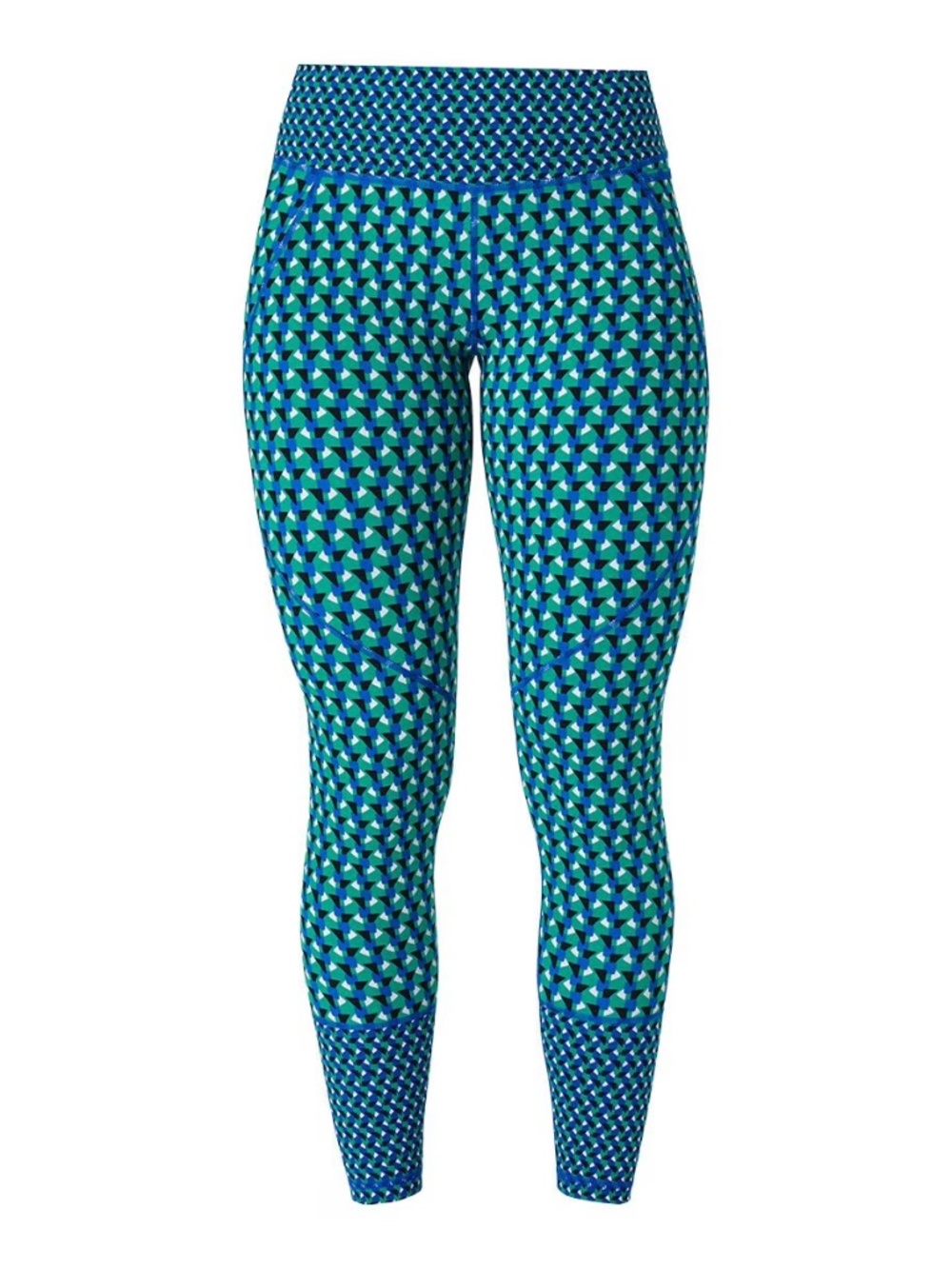 NWT Sweaty Betty Women's Power Workout 7/8 Ankle Print Tights geo print $100
